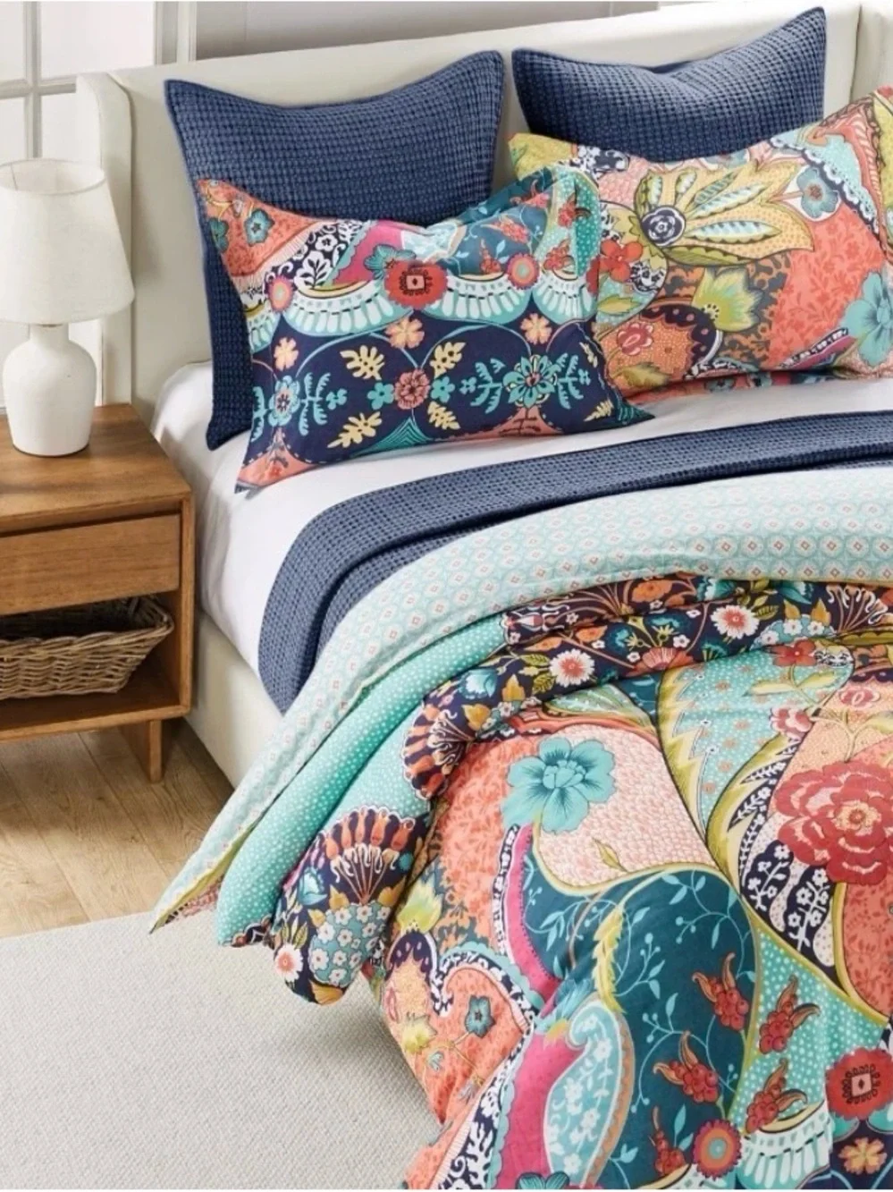 Levtex Jules Reversible 3-Pc. Duvet Cover Set, King